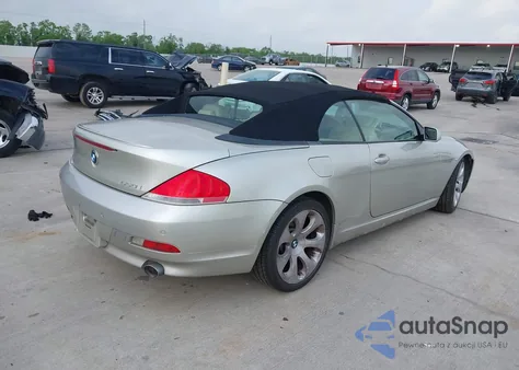 2006 BMW 650I из США, поврежденный, VIN WBAEK13456CN78510